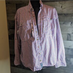 Red,white,blue Turn Rows shirt jacket XL